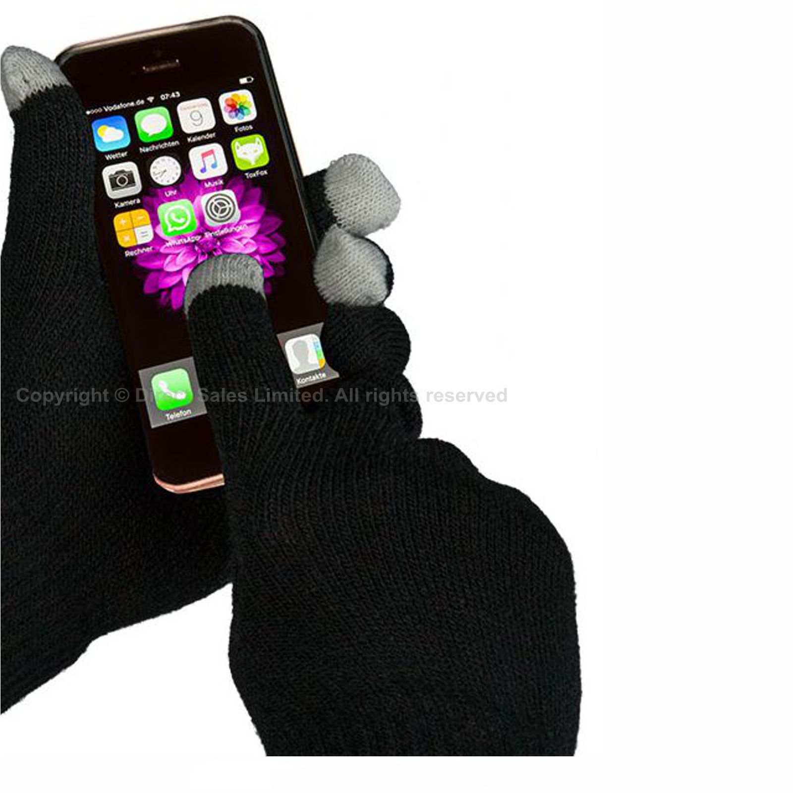 Mobile Phone Gloves - Unisex Winter Touch Screen iPhone iPad S3 Smart ...